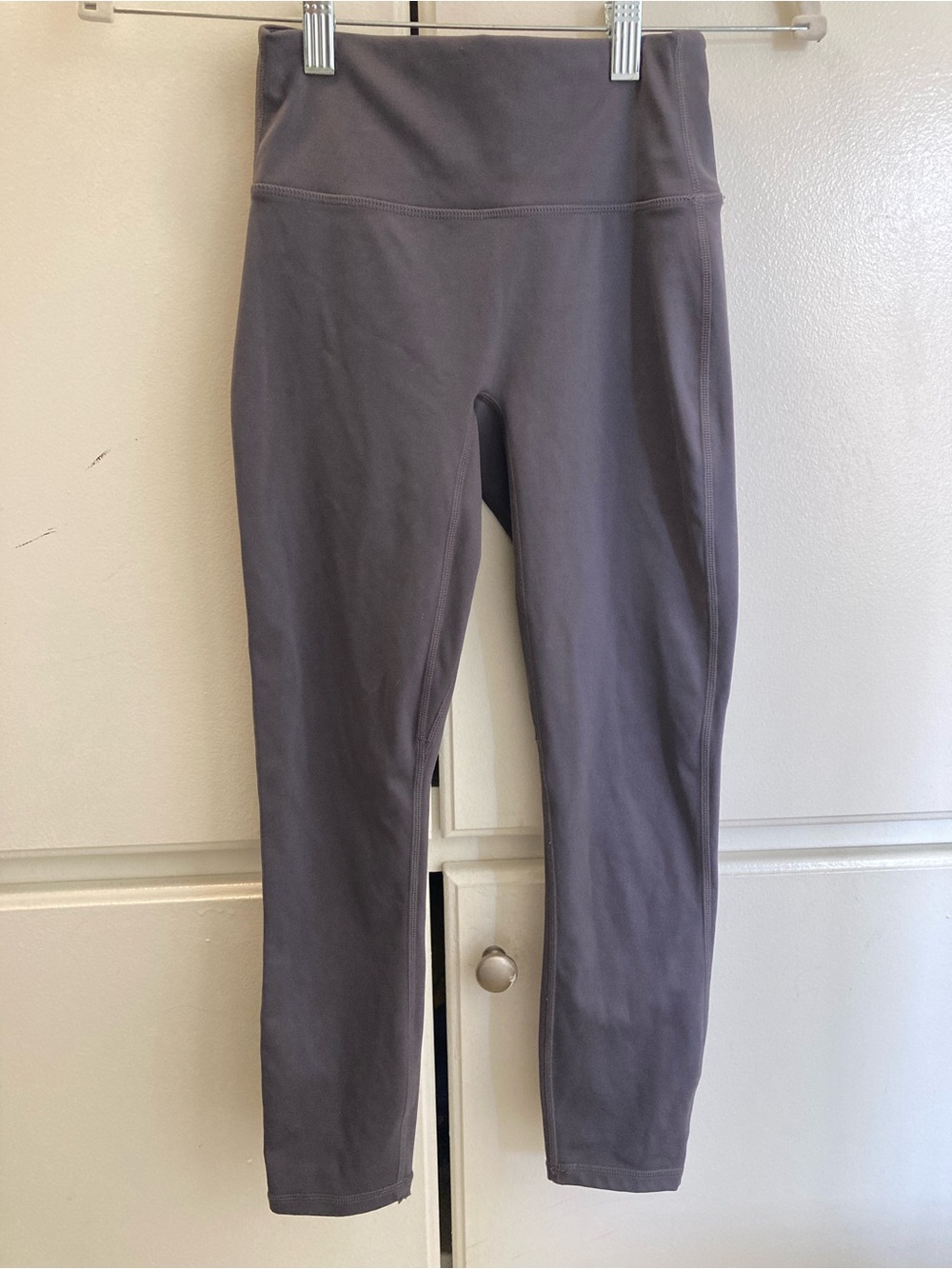 Women High-Waist Gray Active Leggings